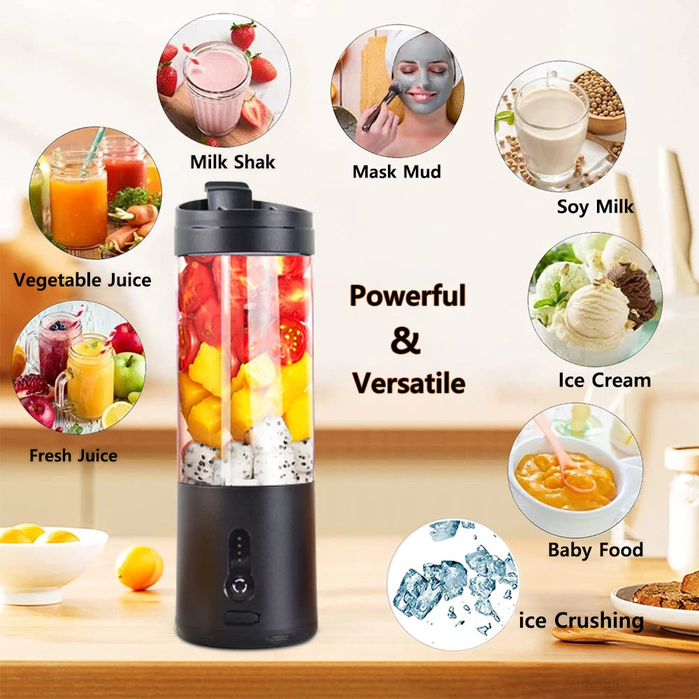 JuicyVibe™ Mini Portable Blender