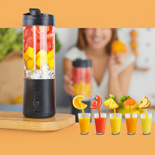 JuicyVibe™ Mini Portable Blender