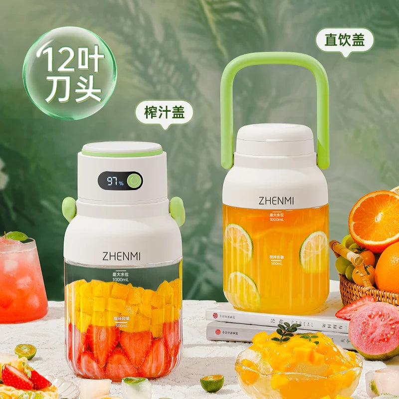 JuicyVibe™ FreshGo Portable Juicer